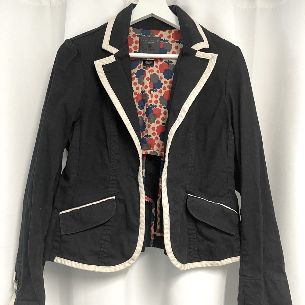 Anthropologie | Sanctuary Black + White Jacket